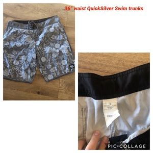 36” Quicksilver swim trunks